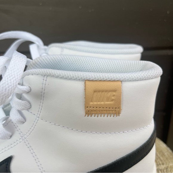 Nike Court Royale 2 Mid CQ9179-100 Men's White/Black Sneaker Shoes Size … - Picture 9 of 12